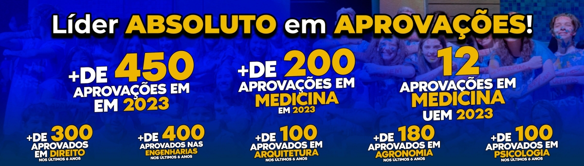 APROVAÇOES EM 6 ANOS